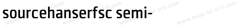 sourcehanserfsc semi字体转换
